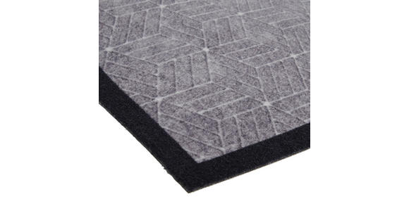 FUßMATTE 45/75 cm Cube - Grau, KONVENTIONELL, Kunststoff/Textil (45/75cm) - Esposa