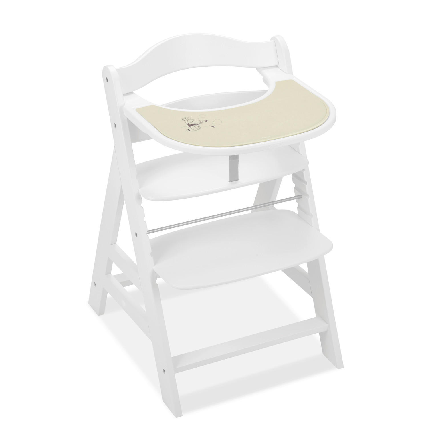 ESS- UND SPIELBRETT High Chair Tray Mat  - Beige, Basics, Kunststoff (42,5/0,5/28cm) - Hauck