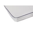 TOPPER Höhe ca.  - Weiß/Grau, Basics, Textil (160/200cm) - Sleeptex