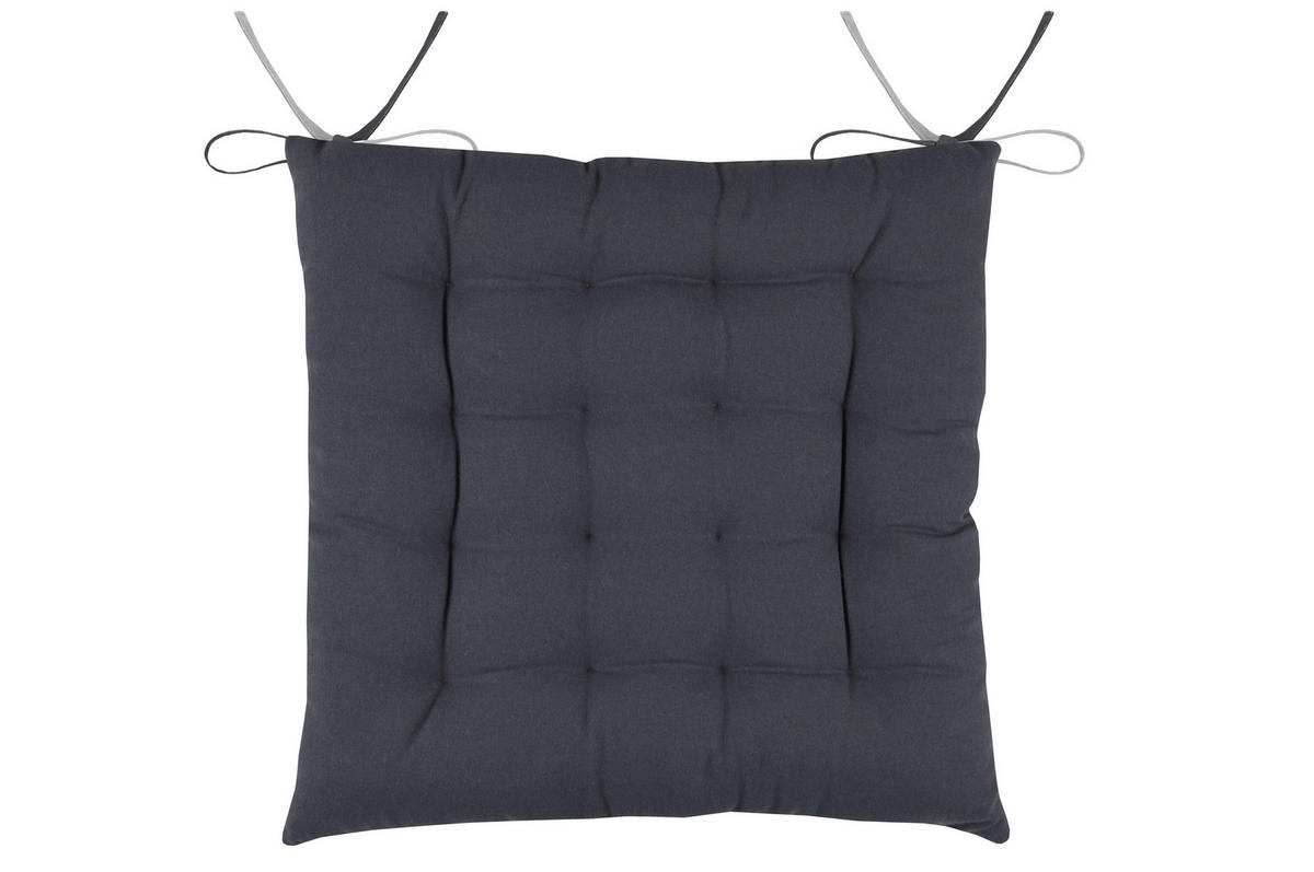 JASTUK ZA STOLICU    MARIS  - antracit, Konvencionalno, tekstil (40/40cm)