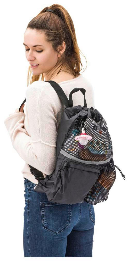 BARNVAGNSORGANIZER  - svart, Basics, textil (32/40/3cm) - My Baby Lou