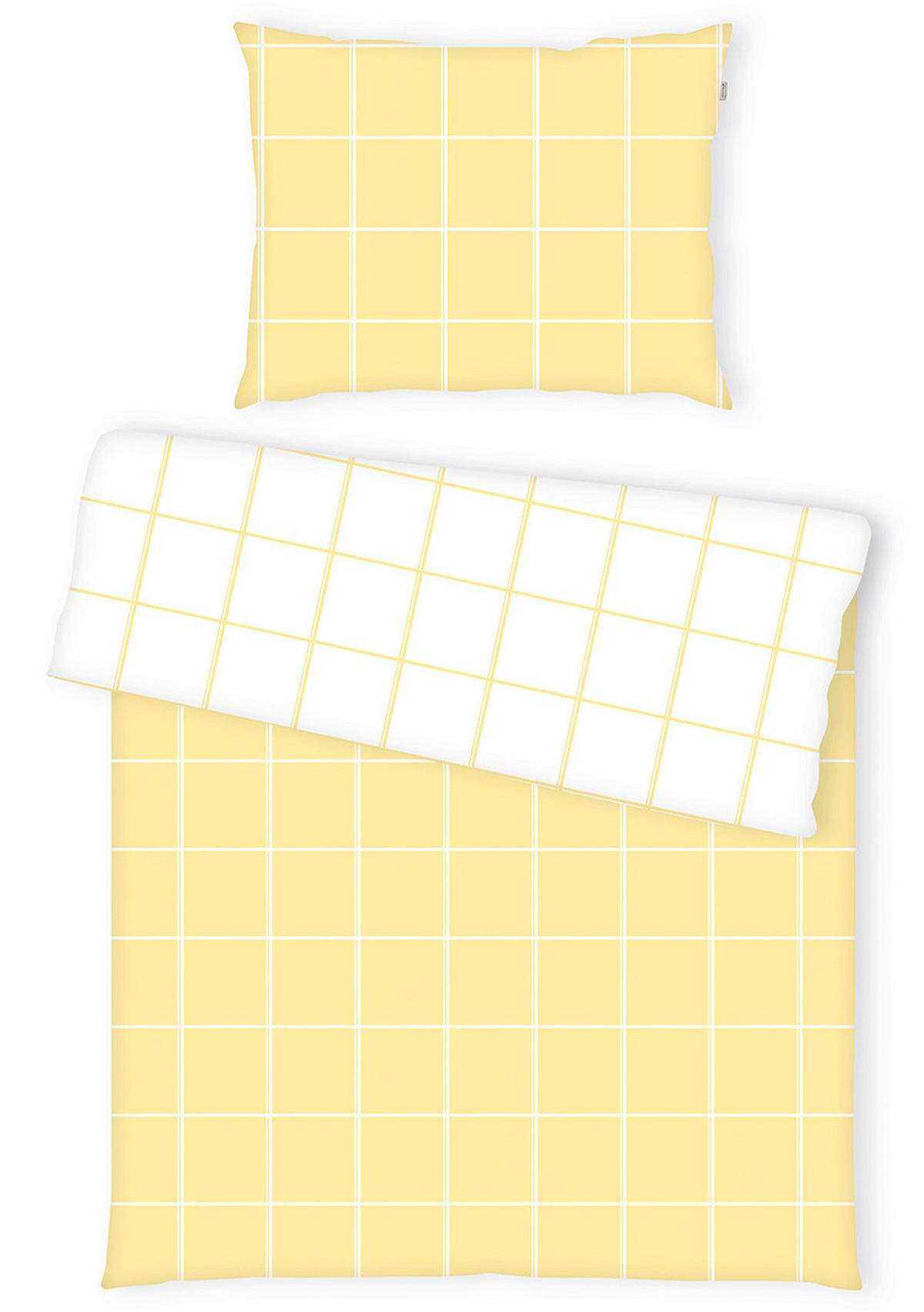 BETTWÄSCHE 140/200 cm  - Gelb, Basics, Textil (140/200cm) - Tom Tailor