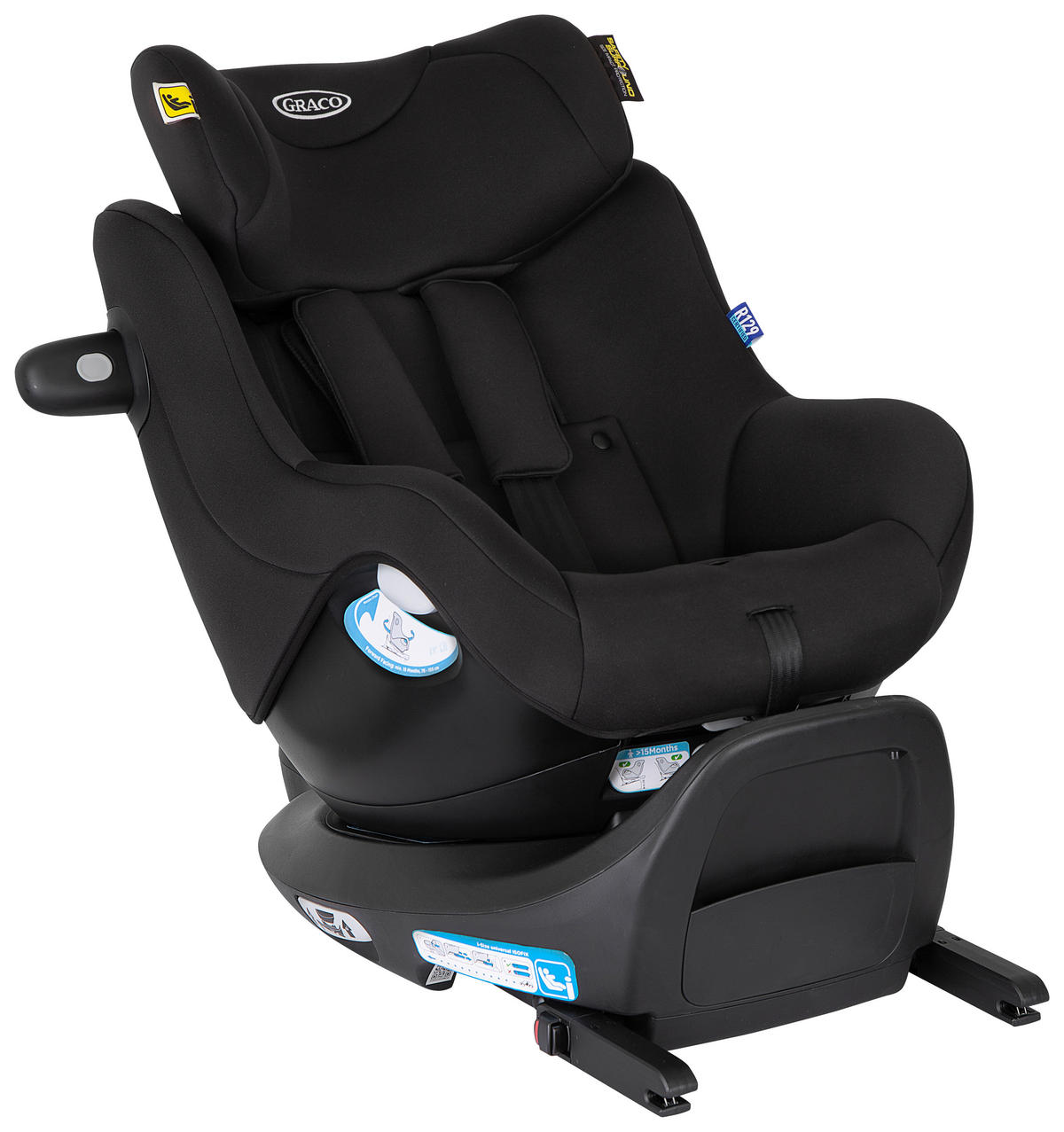 KINDERSITZ-SET Snug Turn Bundle Midnight   - Schwarz, Basics, Kunststoff/Textil (66/43/58cm) - Graco