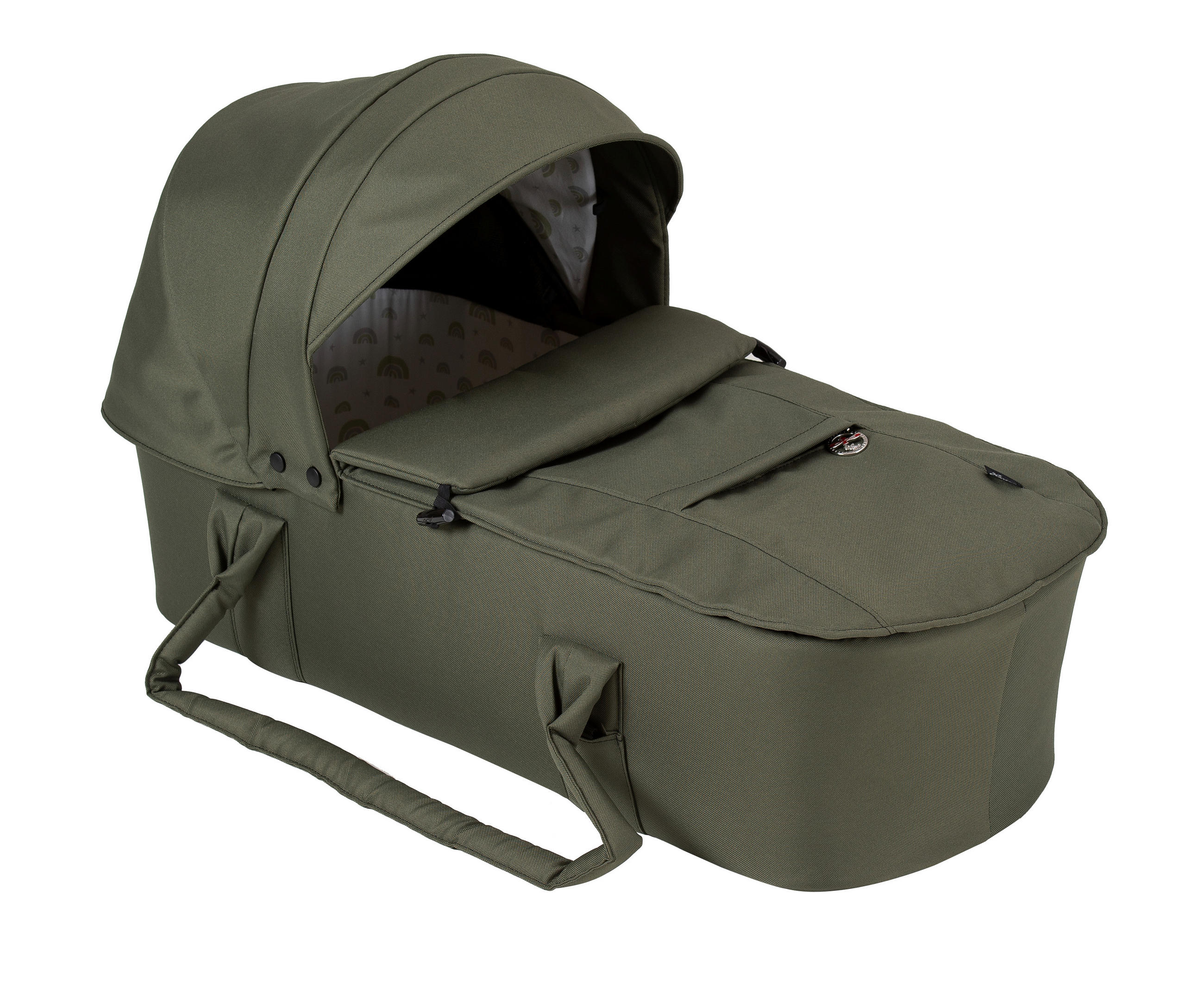 KOMBITRAGETASCHE - Weiß/Grün, Basics, Textil (81/33/23cm) - Haro