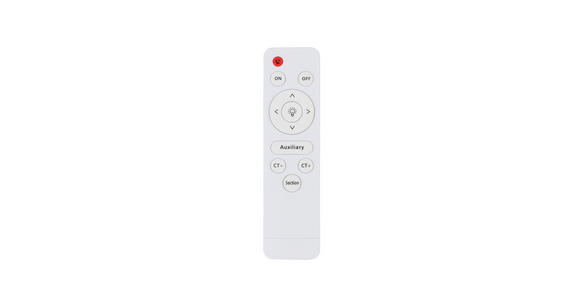 LED-DECKENLEUCHTE 38/7 cm - Chromfarben/Weiß, Trend, Kunststoff/Metall (38/7cm) - Novel
