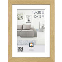 RÁM NA OBRAZY, 1 foto 13 cm x 18 cm - přírodní barvy, Basics, plast (15/20/2,5cm)