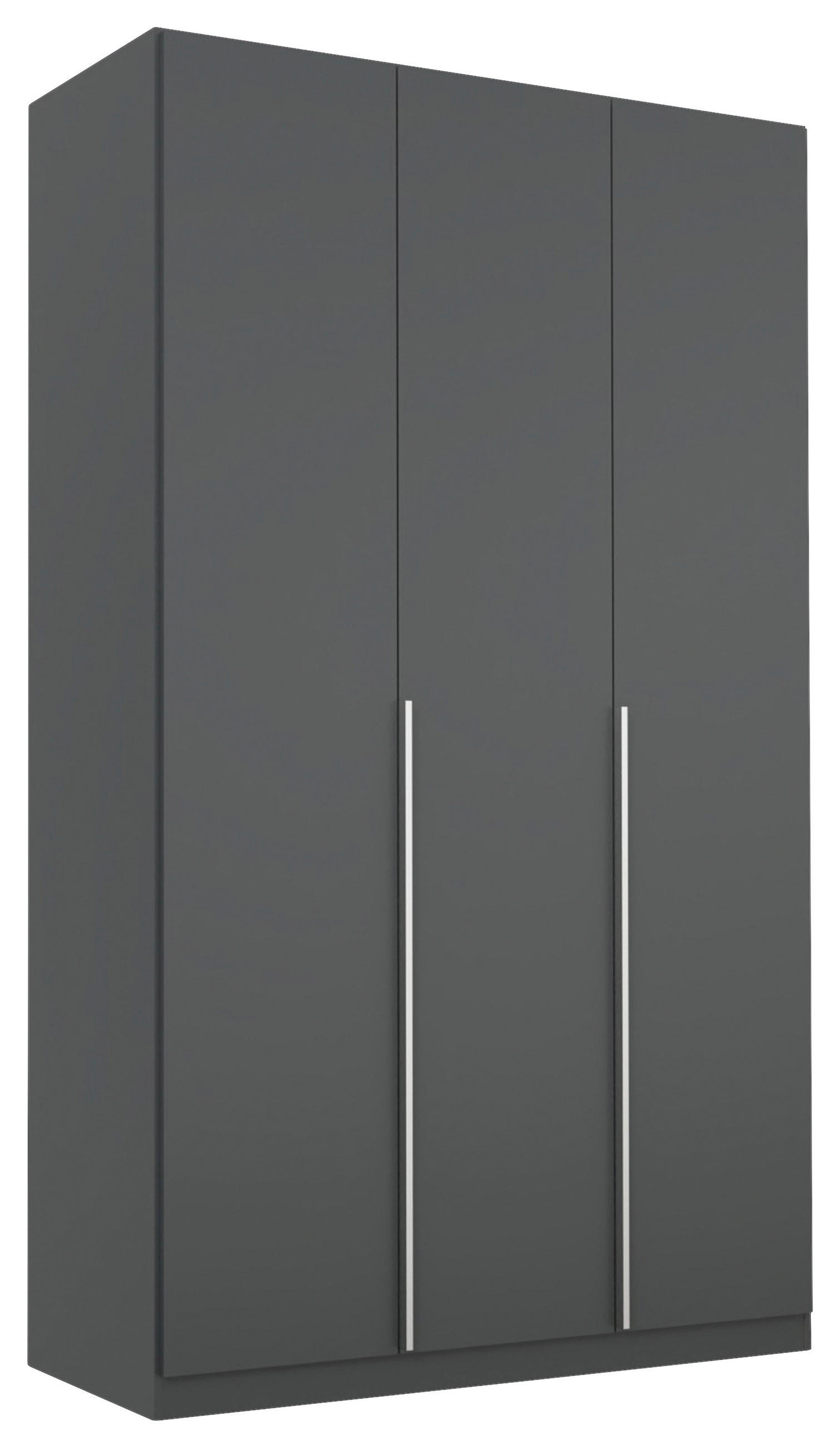 DREHTÜRENSCHRANK  in Grau  - Alufarben/Grau, MODERN, Holzwerkstoff (136/229/54cm) - Rauch Möbel