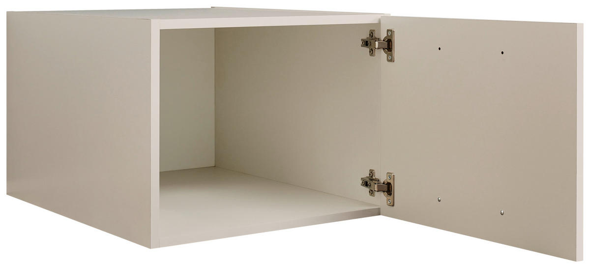 AUFSATZSCHRANK 50/38/67,5 cm  - Kaschmir/Schwarz, Design, Holzwerkstoff/Metall (50/38/67,5cm)