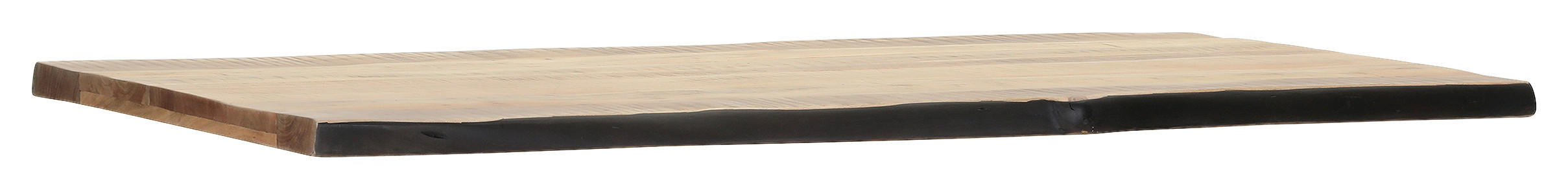 TISCHPLATTE 200/100/5 cm Echtholz  Holz Akaziefarben  - Akaziefarben, Design, Holz (200/100cm) - Hom`in