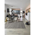 EINBAUKÜCHE   - Weiß Hochglanz/Grau, Design, Holzwerkstoff - Dieter Knoll