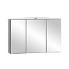 SPIEGELSCHRANK 100/64/20 cm  - Graphitfarben, Natur, Holzwerkstoff (100/64/20cm) - Xora