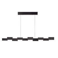 LED-HÄNGELEUCHTE Creo 141/180/9,5 cm  - Schwarz/Weiß, Design, Kunststoff/Metall (141/180/9,5cm) - Grossmann