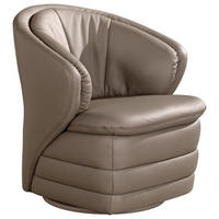 SESSEL Echtleder Sandfarben    - Sandfarben, KONVENTIONELL, Leder (80/83/80cm) - Himolla