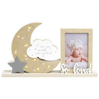 RÁM NA OBRAZY, 1 foto 10 cm x 15 cm - biela/prírodná farba, Trend, drevo (37/4,5/20,7cm) - My Baby Lou