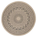 OUTDOORTEPPICH 80/80 cm Comilla Schwarz  - Schwarz, Basics, Textil (80/80cm) - Novel