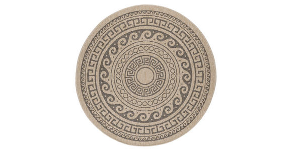 OUTDOORTEPPICH 80/80 cm Comilla Schwarz  - Schwarz, Basics, Textil (80/80cm) - Novel