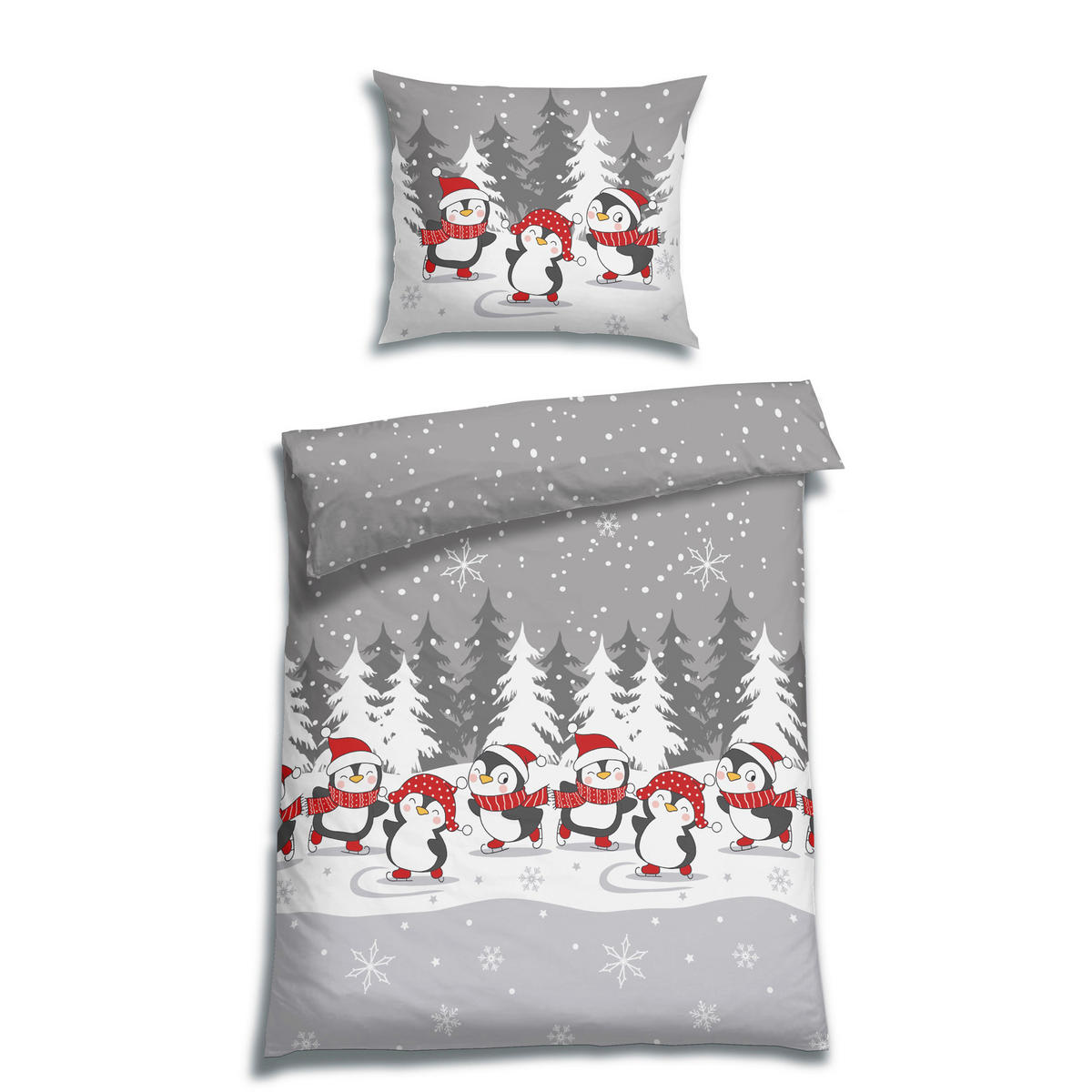 BETTWÄSCHE Flanell 140/200 cm  - Grau, Design, Textil (140/200cm) - Florella