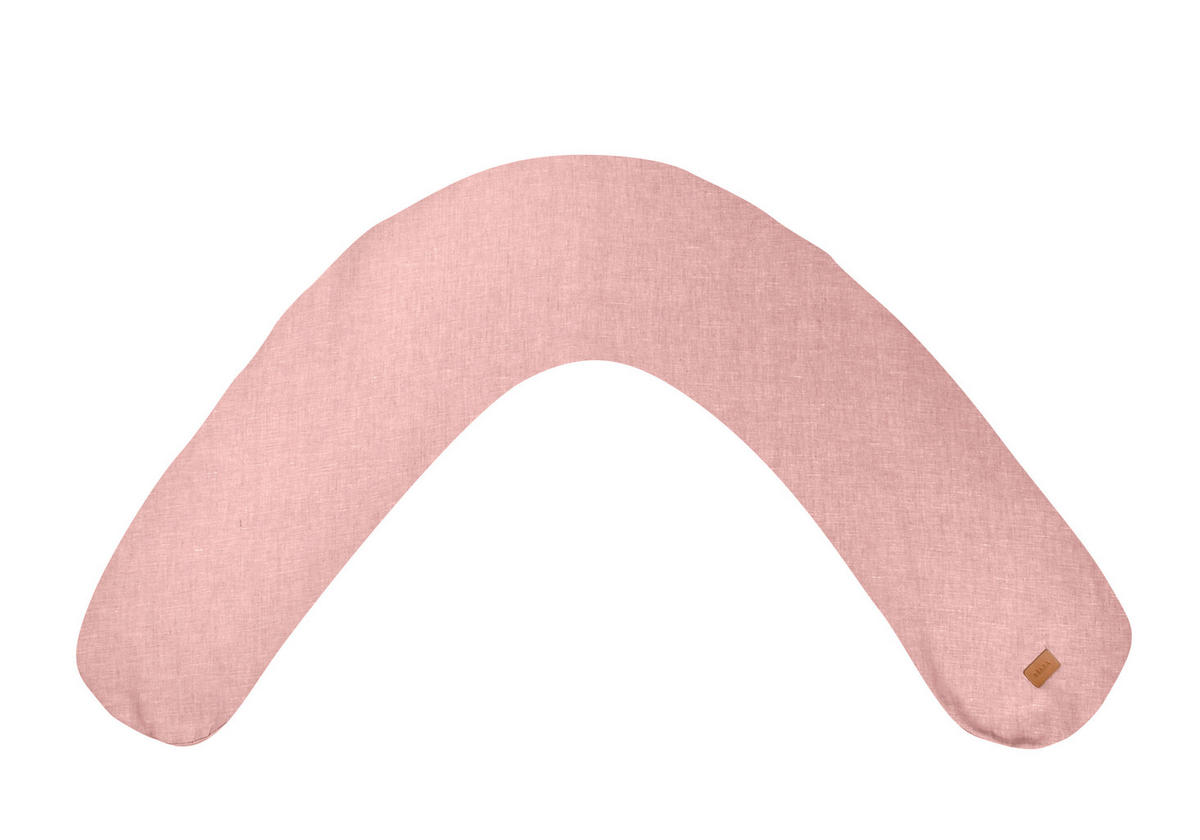 STILLKISSEN leinen   - Altrosa, KONVENTIONELL, Textil (170/39/15cm) - Beaba