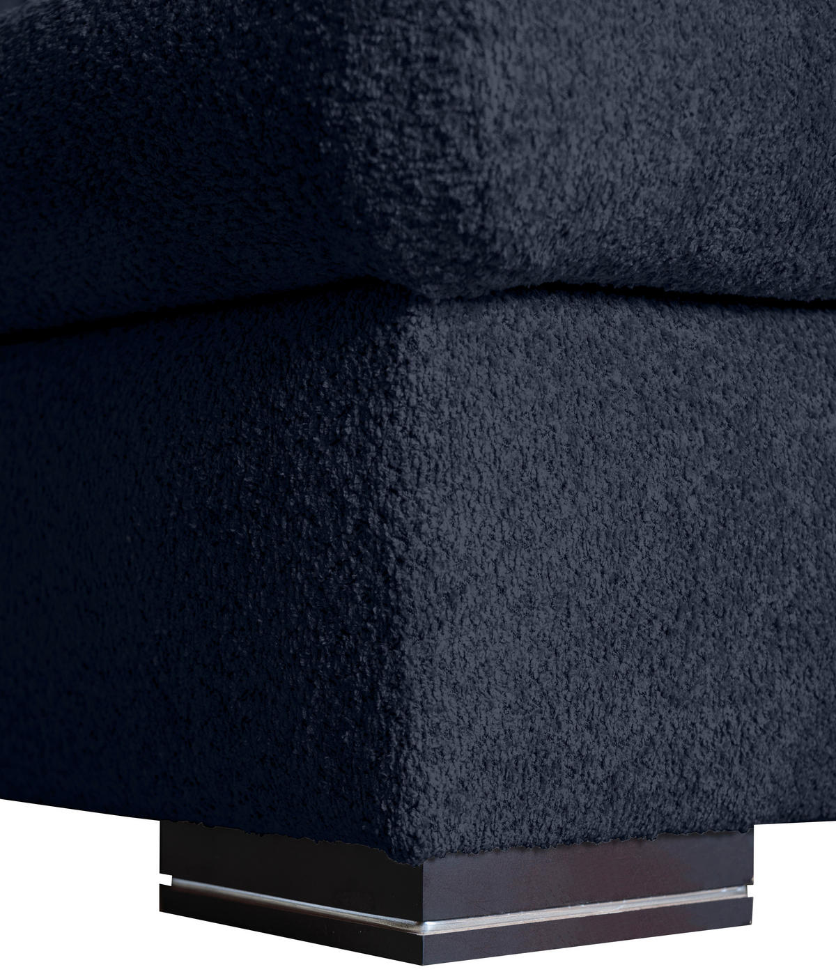 ECKSOFA Dunkelblau Webstoff  - Braun/Dunkelblau, KONVENTIONELL, Holz/Textil (170/235cm) - Carryhome