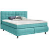 BOXSPRINGBETT 180/200 cm  in Türkis  - Türkis/Schwarz, Konventionell, Holz/Textil (180/200cm) - Ti'me