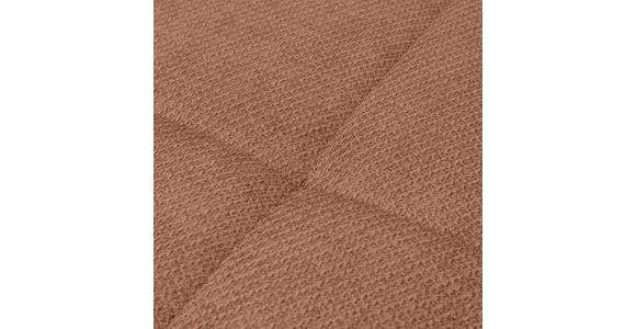 ECKSOFA  in Webstoff Dunkelorange  - Dunkelorange/Schwarz, KONVENTIONELL, Textil/Metall (292/192cm) - Carryhome