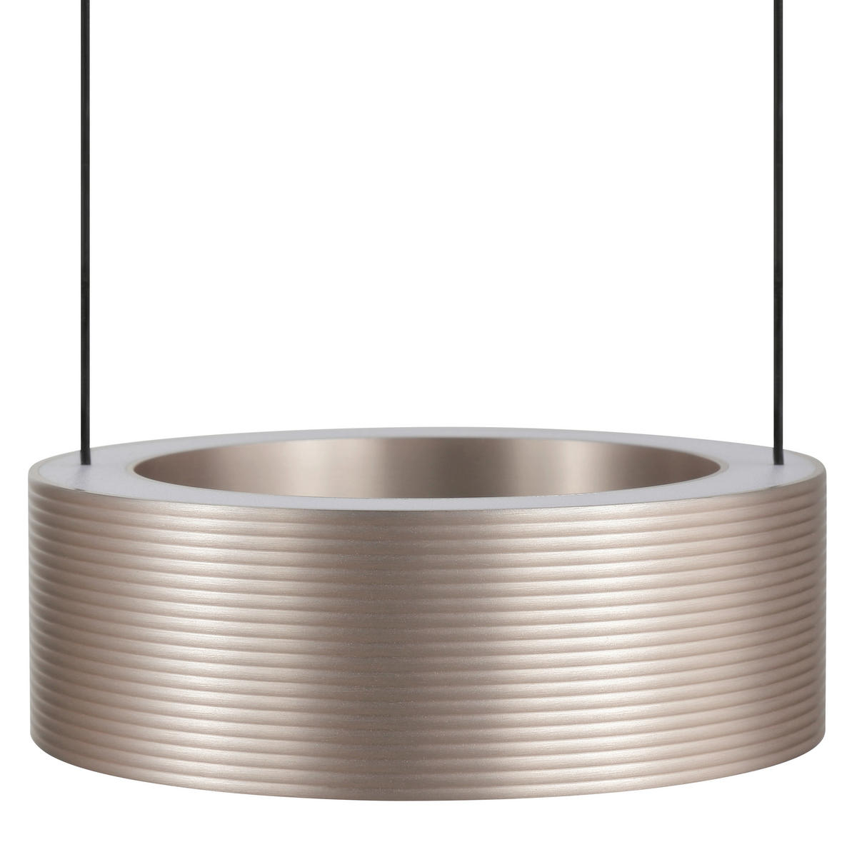 LED-HÄNGELEUCHTE  115/120/15 cm   - Schwarz/Braun, Design, Kunststoff/Metall (115/120/15cm) - Brilliant