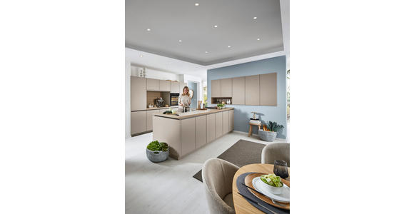 EINBAUKÜCHE - Lavagrau, Design, Holzwerkstoff - Dieter Knoll