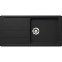 SPÜLE FOMD100LAGON  - Schwarz, Basics, Stein (100/50cm) - Schock
