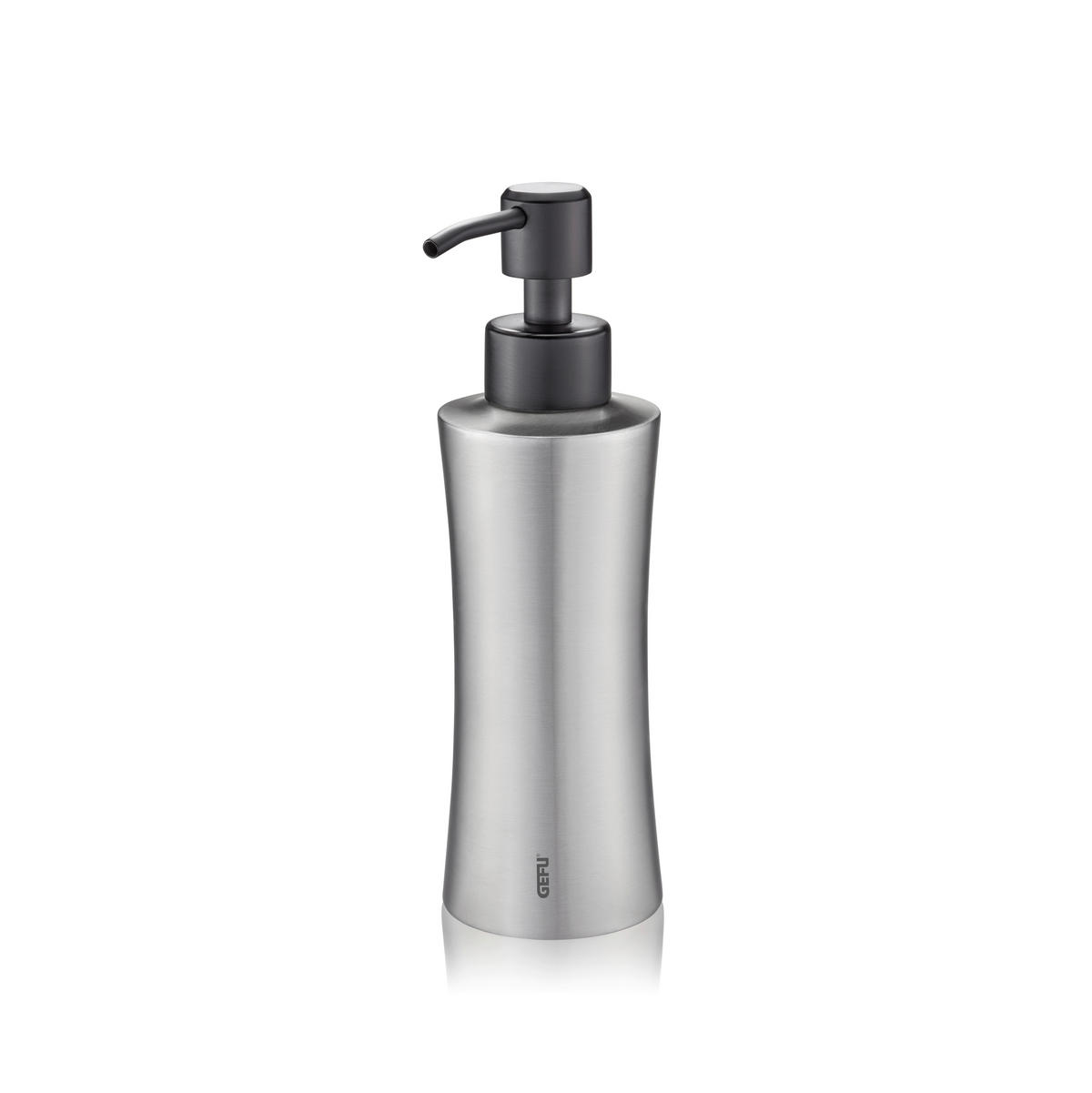 SPÜLMITTELSPENDER SWIFT  - Edelstahlfarben/Schwarz, Design, Kunststoff/Metall (7,3/18,4/5,6cm) - Gefu