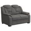 2-SITZER-SOFA in Chenille Anthrazit  - Anthrazit/Schwarz, Basics, Kunststoff/Textil (138/99/99cm) - MID.YOU