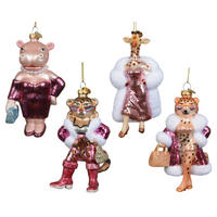 CHRISTBAUMKUGEL  - Multicolor, LIFESTYLE, Glas (8.2/4.8/13.5cm)