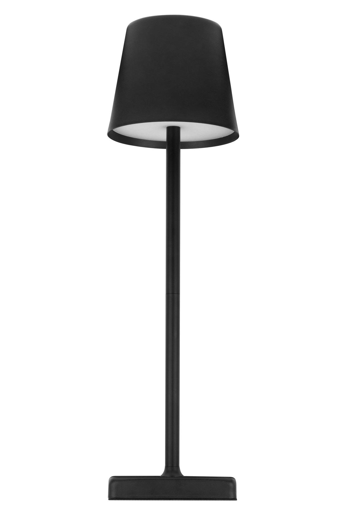 SOLARLEUCHTE 10,7/38 cm   - Schwarz/Weiß, Basics, Kunststoff/Metall (10,7/38cm) - Ambia Garden