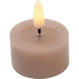 TEELICHT MIT LED  - Hellrosa, LIFESTYLE, Kunststoff/Paraffin (4,5/2,5cm) - Ambia Home