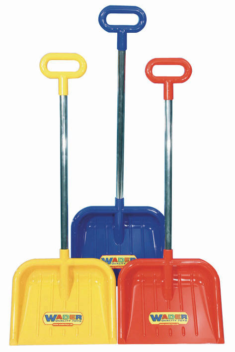 SCHNEESCHAUFEL  - Blau/Gelb, Basics, Kunststoff/Metall