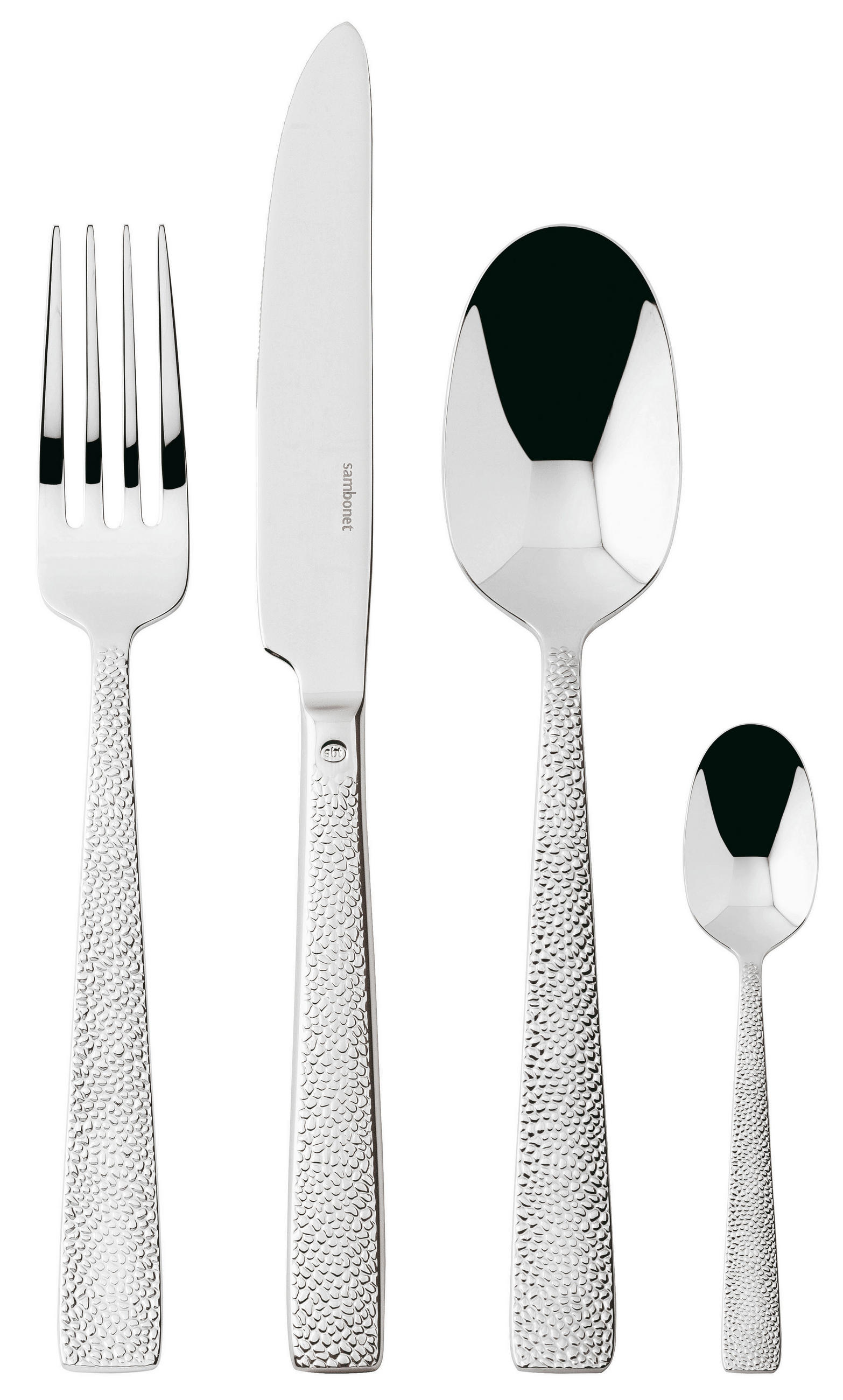 PRIBOR ZA JELO  24 dela     - srebrna, Osnovno, metal (20/2/2cm) - Sambonet