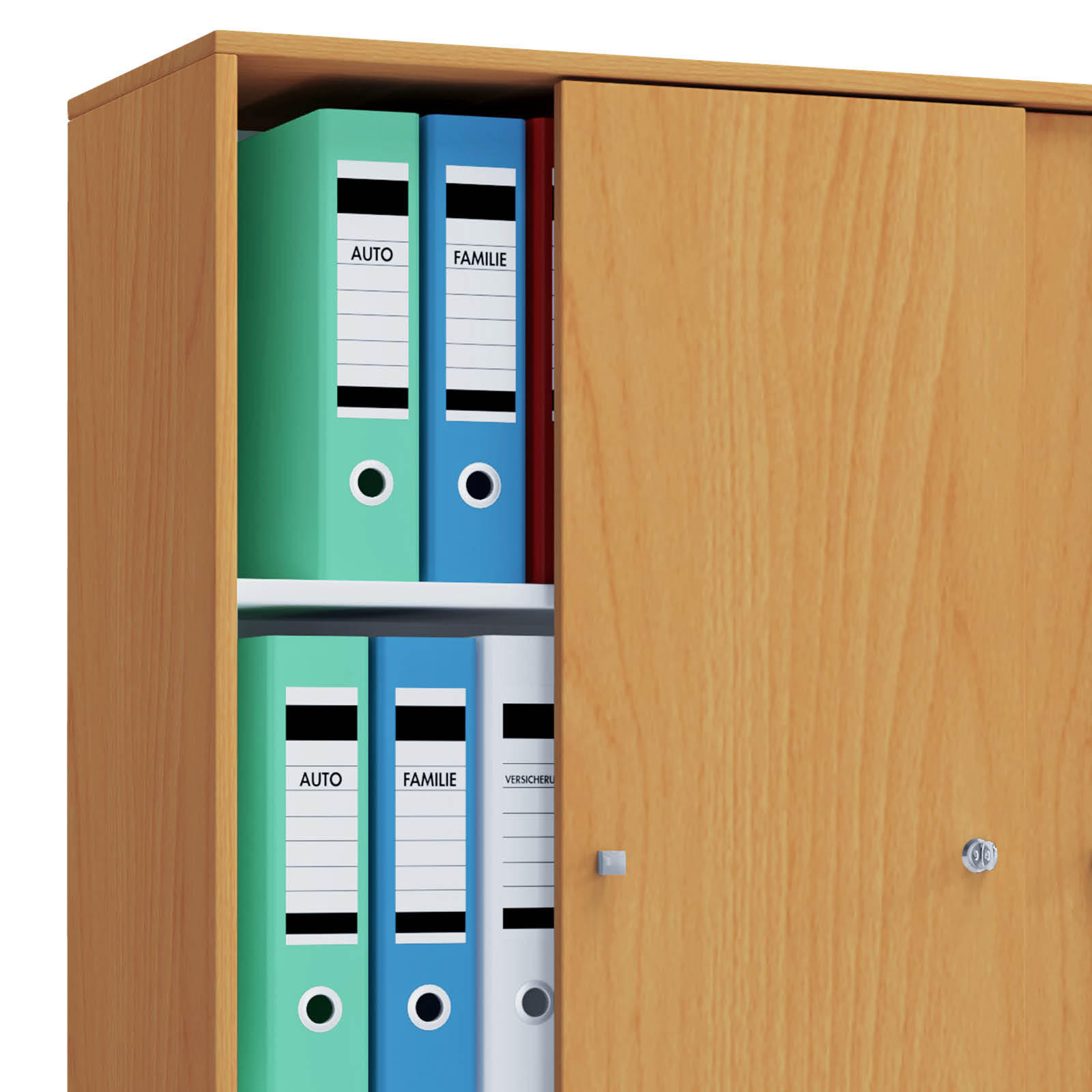 AKTENSCHRANK Buchefarben  - Buchefarben, Basics, Holzwerkstoff (70/111/40cm) - MID.YOU