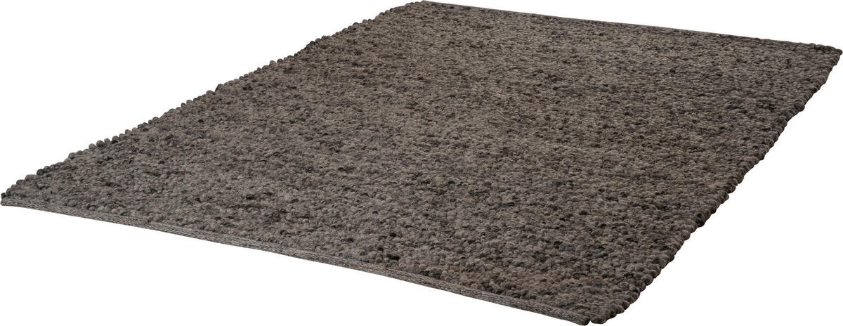 HANDWEBTEPPICH 80/150 cm My Stellan  - Graphitfarben, Konventionell, Textil (80/150cm) - Linea Natura