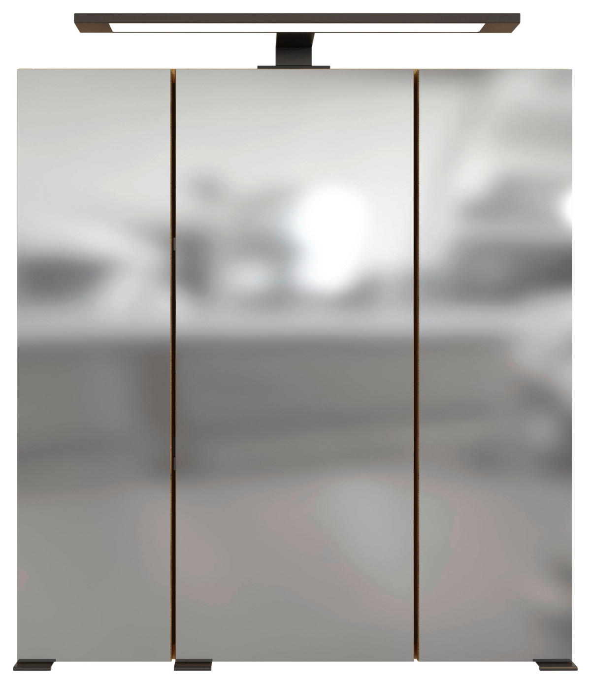 SPIEGELSCHRANK 60/64/20 cm  - Eichefarben, MODERN, Glas/Holzwerkstoff (60/64/20cm) - Held