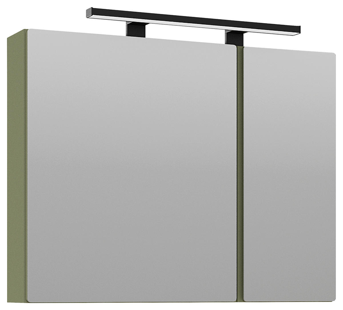 SPIEGELSCHRANK 90/75/18 cm  - Grün, MODERN, Glas/Holzwerkstoff (90/75/18cm) - Welnova