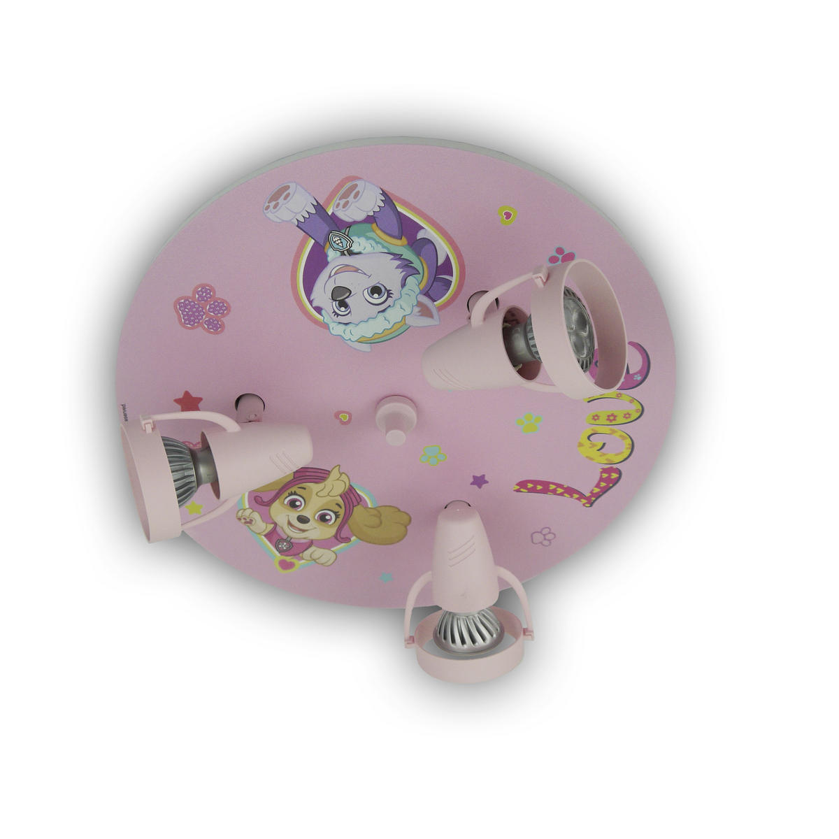 DĚTSKÉ STROPNÍ SVÍTIDLO, 35/15 cm  - růžová/vícebarevná, Basics, kompozitní dřevo/plast (35/15cm)