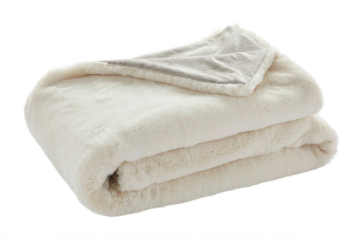 KRZNENA ODEJA  SMOOTH  130/170 cm       krem barve, bela  - krem barve/bela, Basics, tekstil (130/170cm) - Joop!