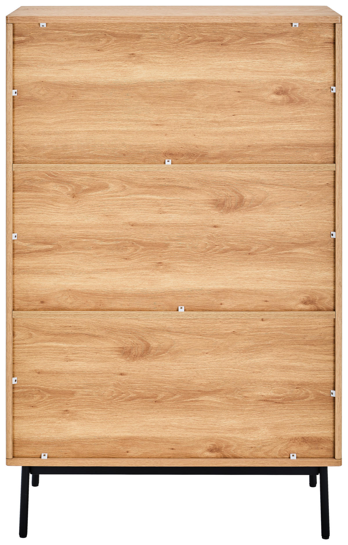 HIGHBOARD  90/140/40 cm  - Klar/Schwarz, Design, Glas/Holz (90/140/40cm) - MID.YOU