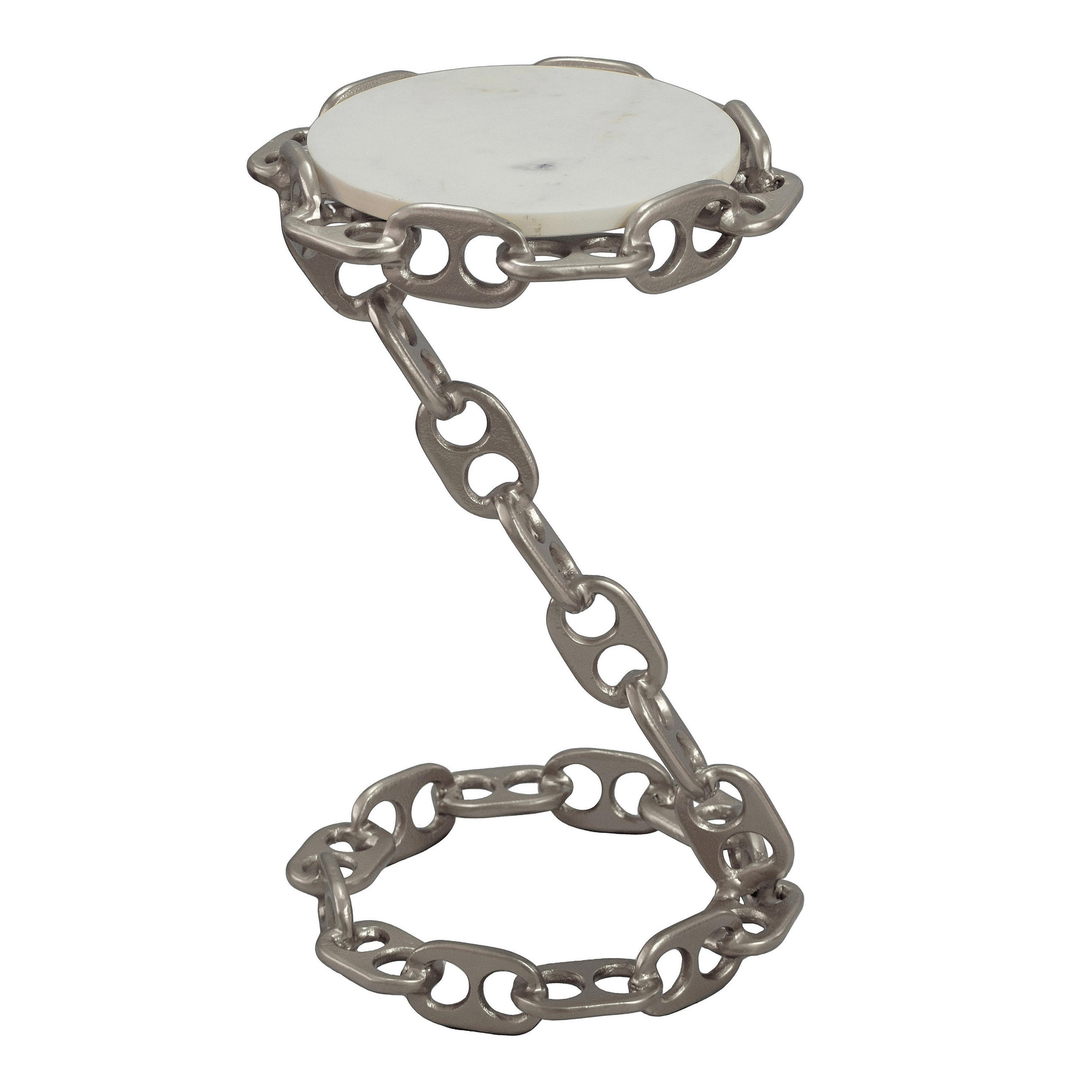 Livetastic Beistelltisch Silber 31x51x31 cm