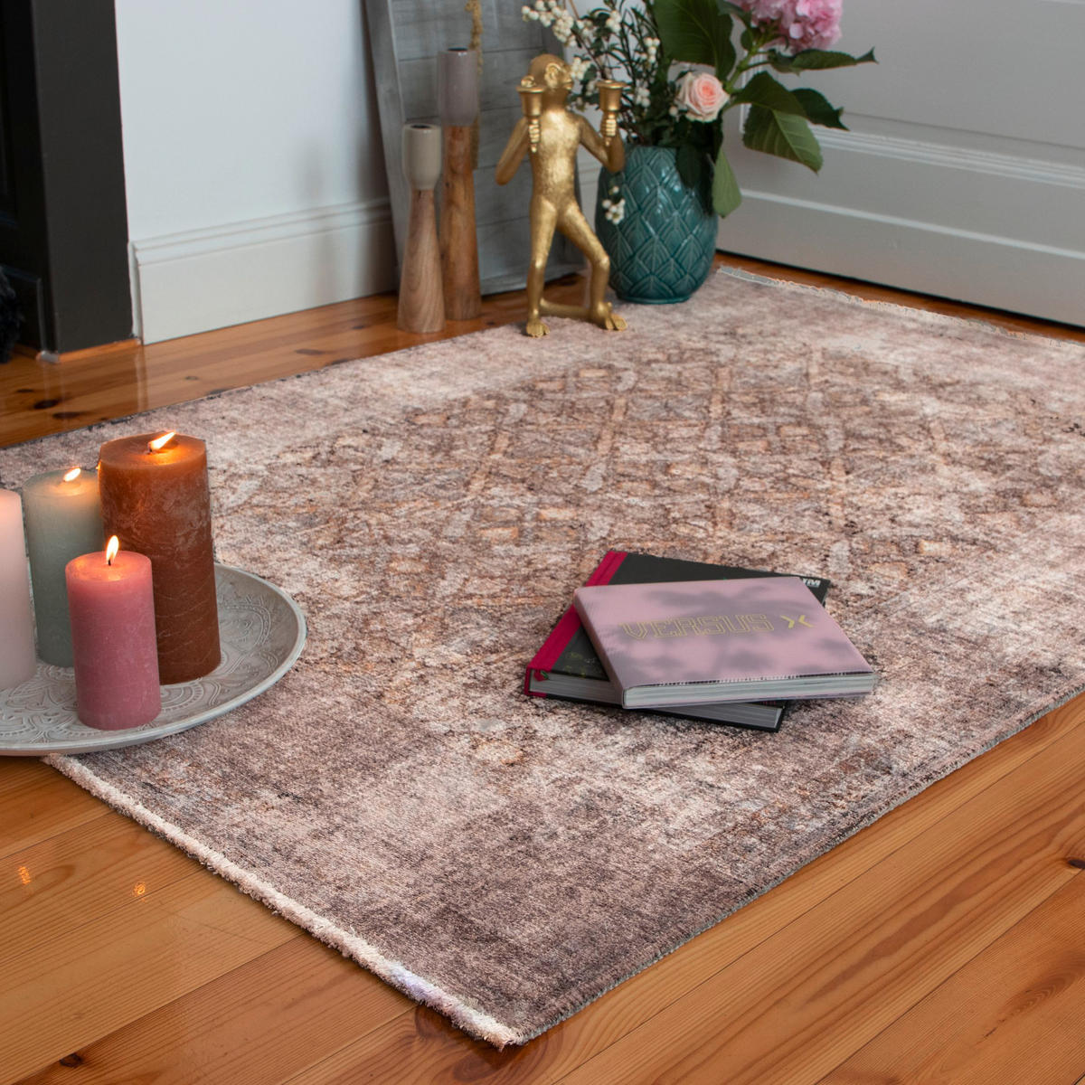 VINTAGE-TEPPICH 200/290 cm My Maurea  - Goldfarben, Basics, Textil (200/290cm)