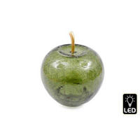 DEKOR ALMA - smaragdzöld, Basics, üveg (15/18/15cm)