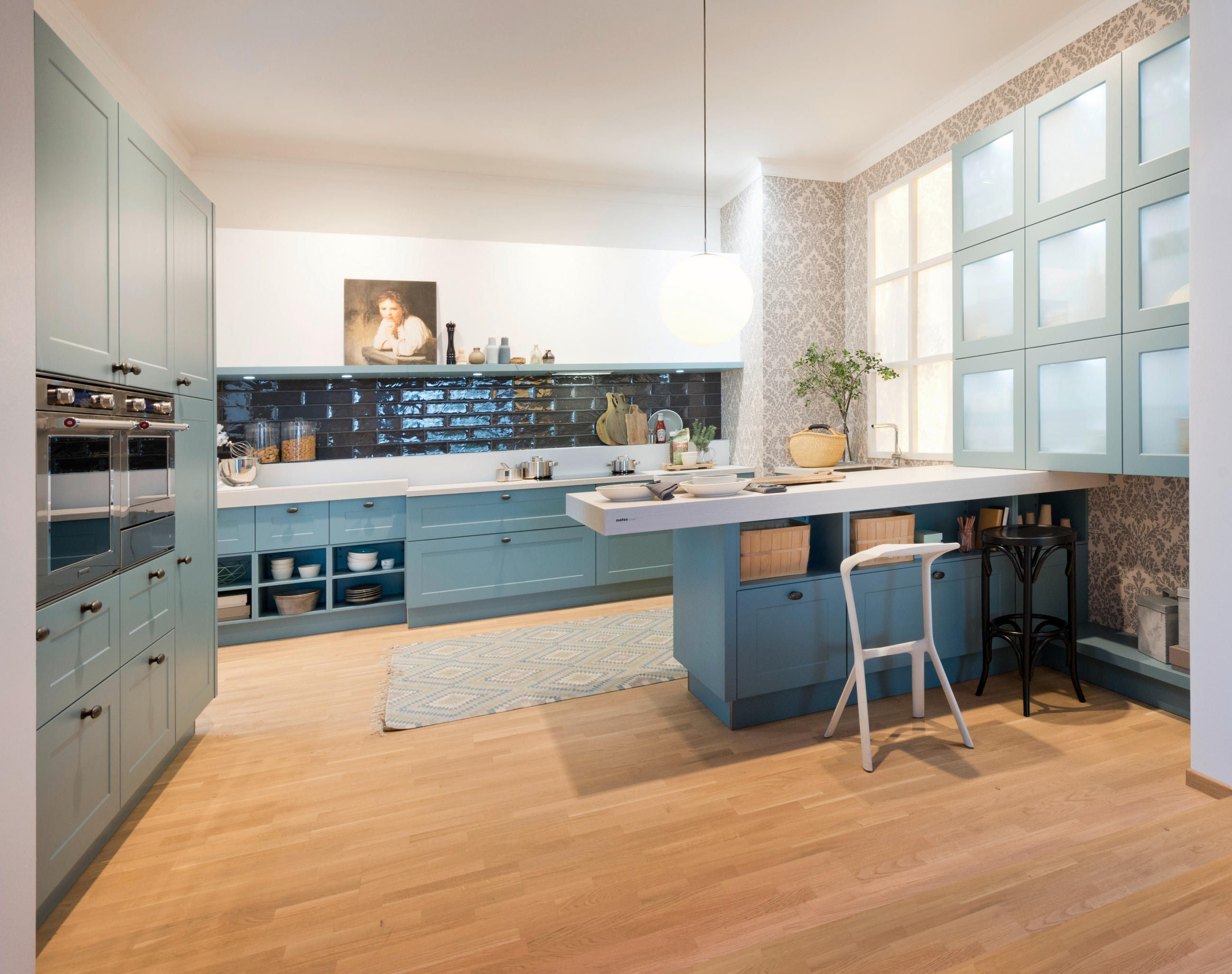 EINBAUKÜCHE FRAME LACK  - Opal, KONVENTIONELL, Holzwerkstoff - Nolte Küchen