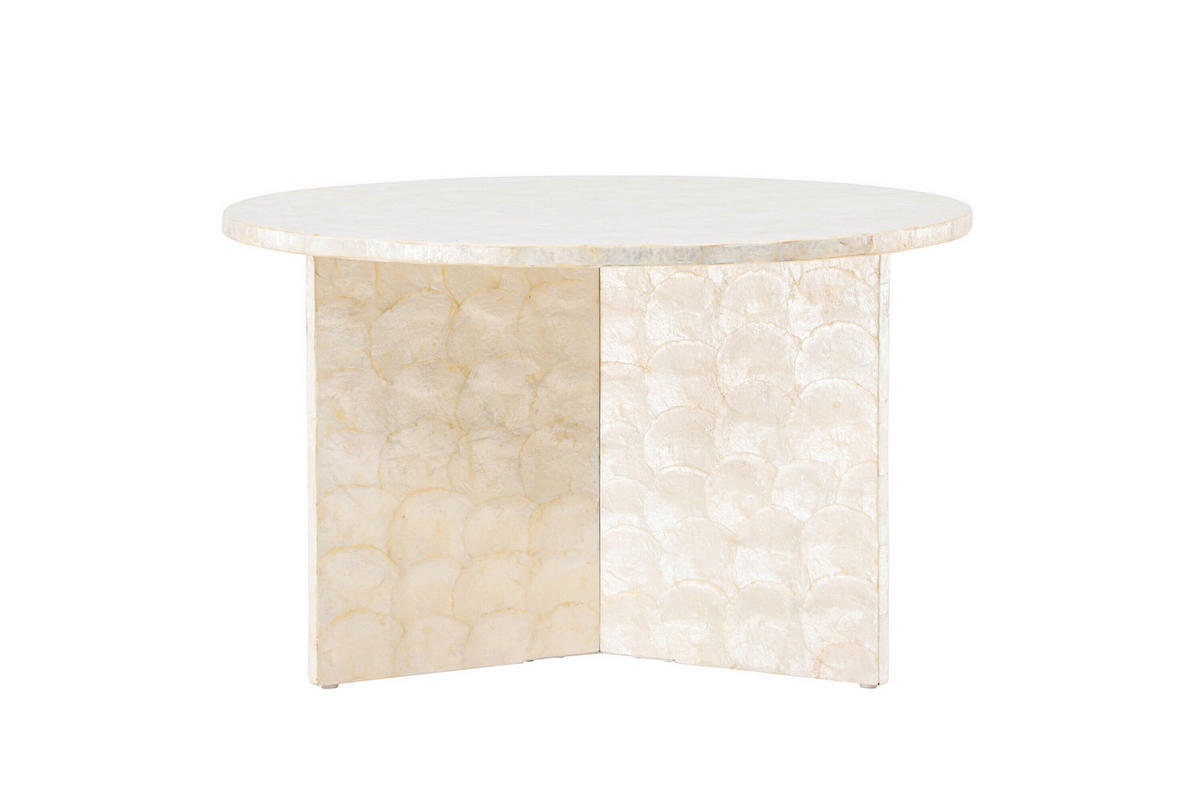 SOFFBORD i trä 70/43 cm  - cremefärgad, Modern, trä (70/43cm) - Livetastic