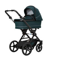 KINDERWAGENSET  Ivy GTR Outdoor  Leaf  - Dunkelgrün/Schwarz, Basics, Textil (58/116/96cm) - Hartan