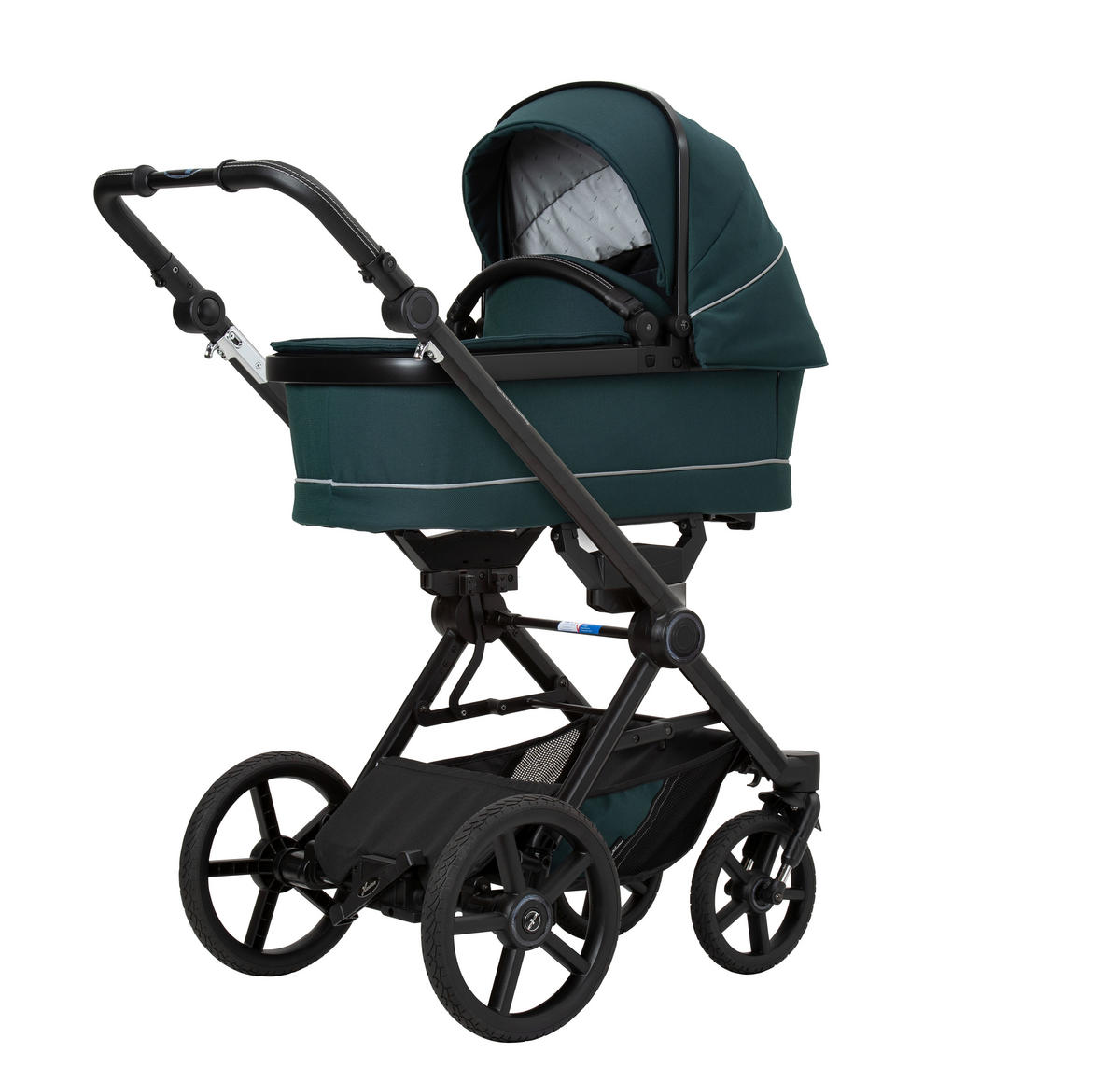 KINDERWAGENSET  Ivy GTR Outdoor  Leaf  - Dunkelgrün/Schwarz, Basics, Textil (58/116/96cm) - Hartan