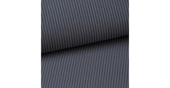 SCHLAFSOFA in Cord Grau  - Schwarz/Grau, Design, Kunststoff/Textil (250/92/105cm) - Carryhome